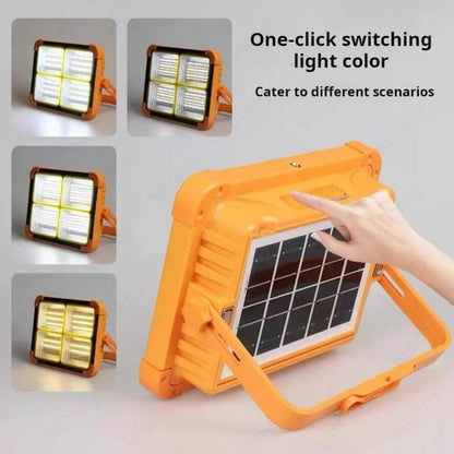 Solar Search Light with Solar Panel
