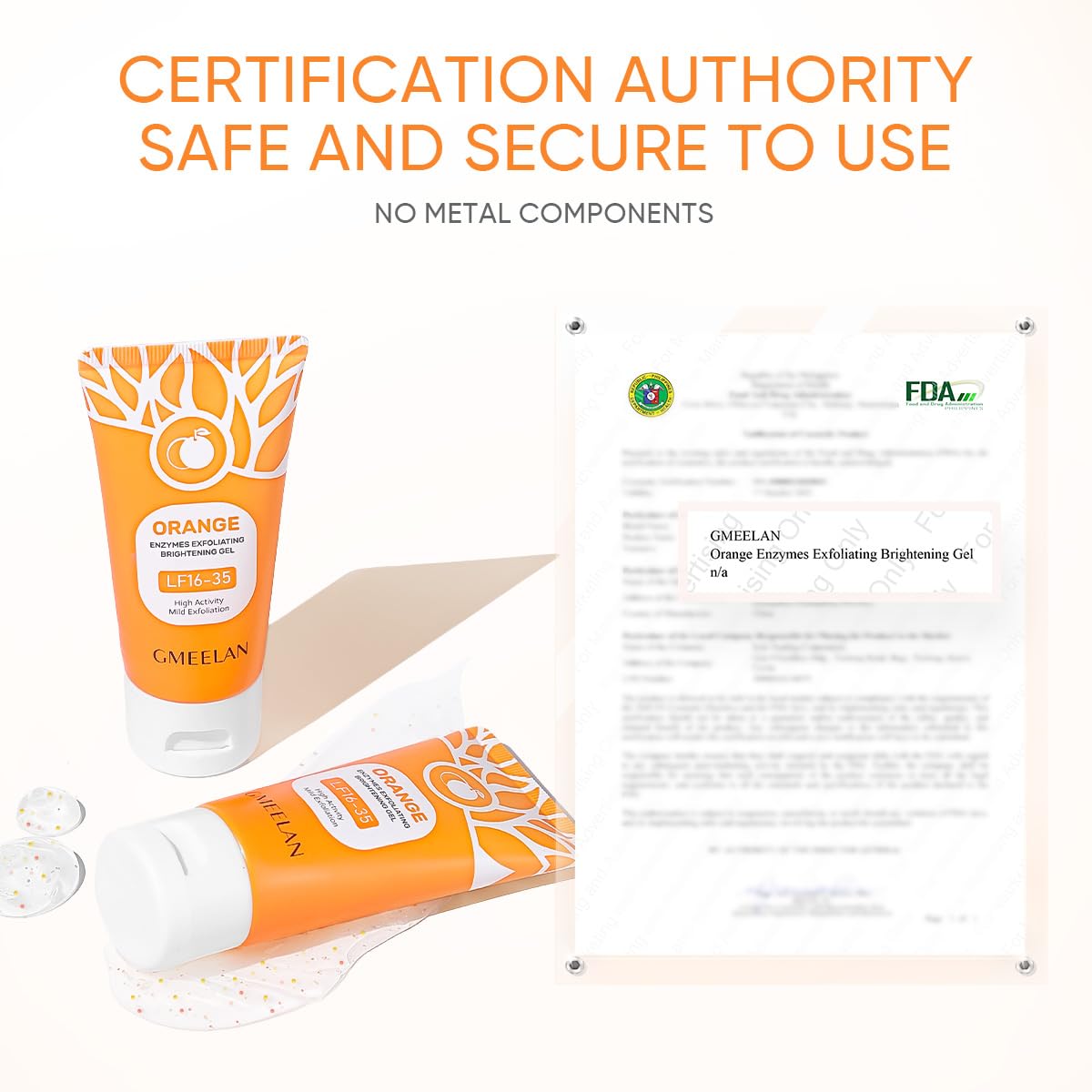 GMEELAN Orange Enzymes Exfoliating Gel