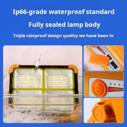 Solar Search Light with Solar Panel