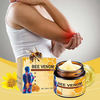 OSFRIAGE Bee Venom Joint Gel, Professional Bee Venom Ointment,Bee Venom Cream,Bee Venom Joint and Bone Cream for Back, Knee, Hands, Neck, Feet