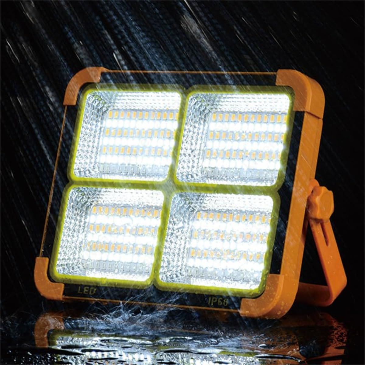 Solar Search Light with Solar Panel