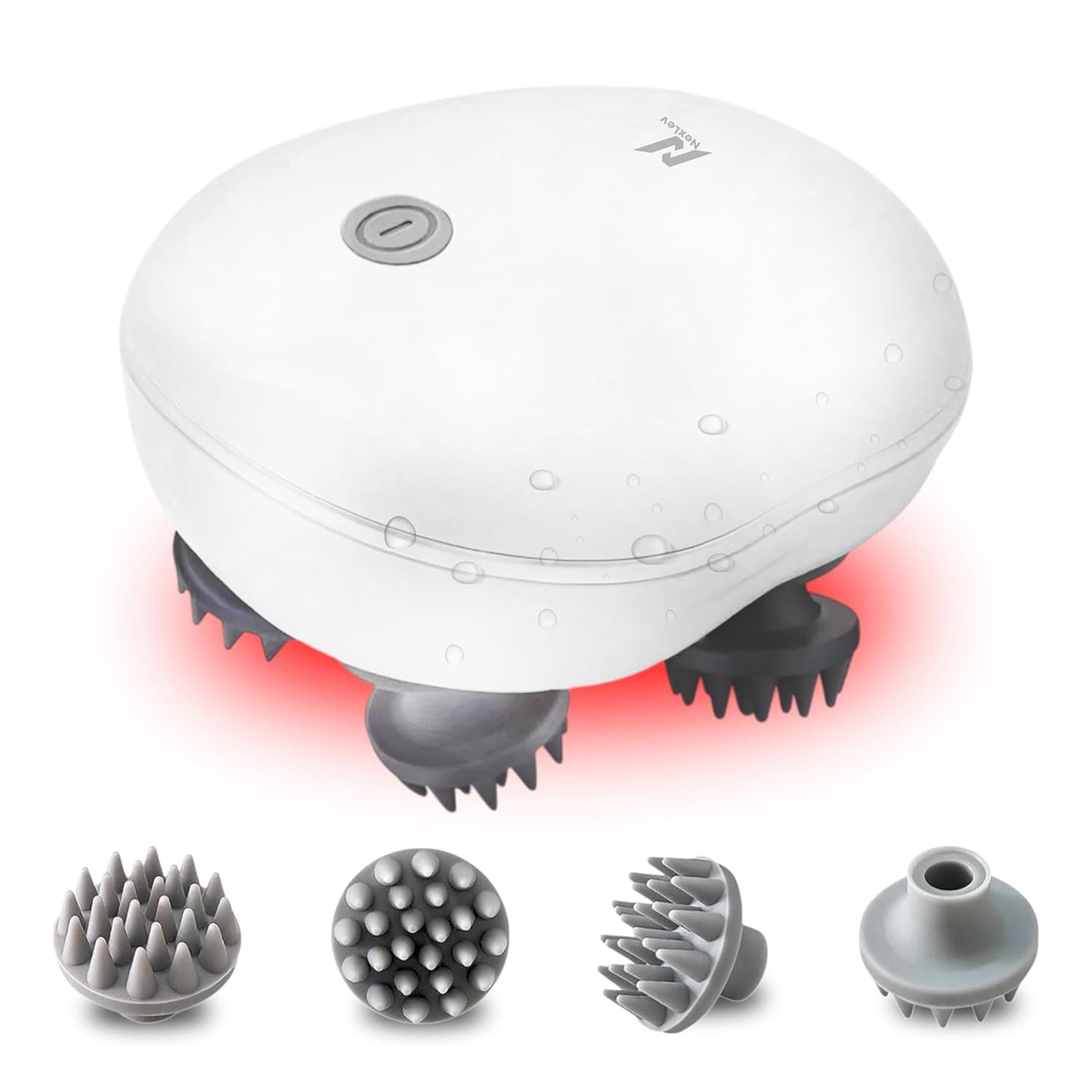 NexLev 2 in 1 Scalp Massager & red Light Therapy