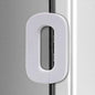 White Home Refrigerator Fridge Freezer Door Lock -Baby Safety Child Lock,Latch Catch Toddler Kids Child Cabinet Fridge Locks,Easy to Install and Use 3M Adhesive no Tools Need or Drill