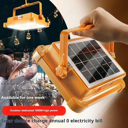 Solar Search Light with Solar Panel