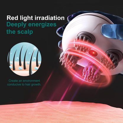 NexLev 2 in 1 Scalp Massager & red Light Therapy