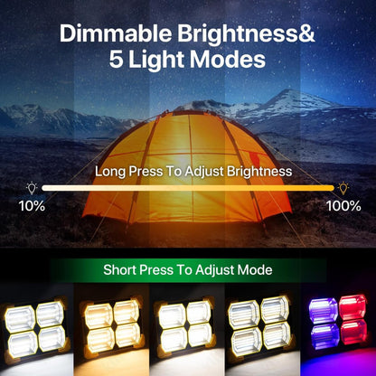 Solar Search Light with Solar Panel