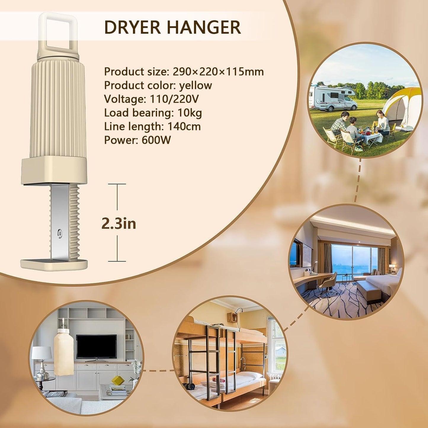 Portable Small Folding Electric Clothes Dryer