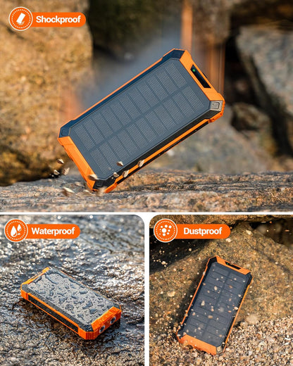 Solar Power Bank 36000mAh