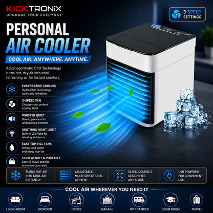 Arctic Air Ultra Portable Home Air Cooler, Air Conditioner Mini Air Cooler, humidifier, air conditioner small for home and office