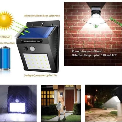 Solar Motion Sensor Wall Light