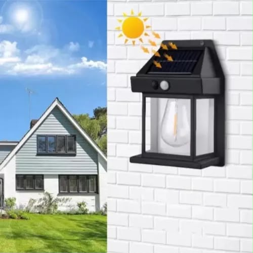 Solar Motion Sensor Wall Light