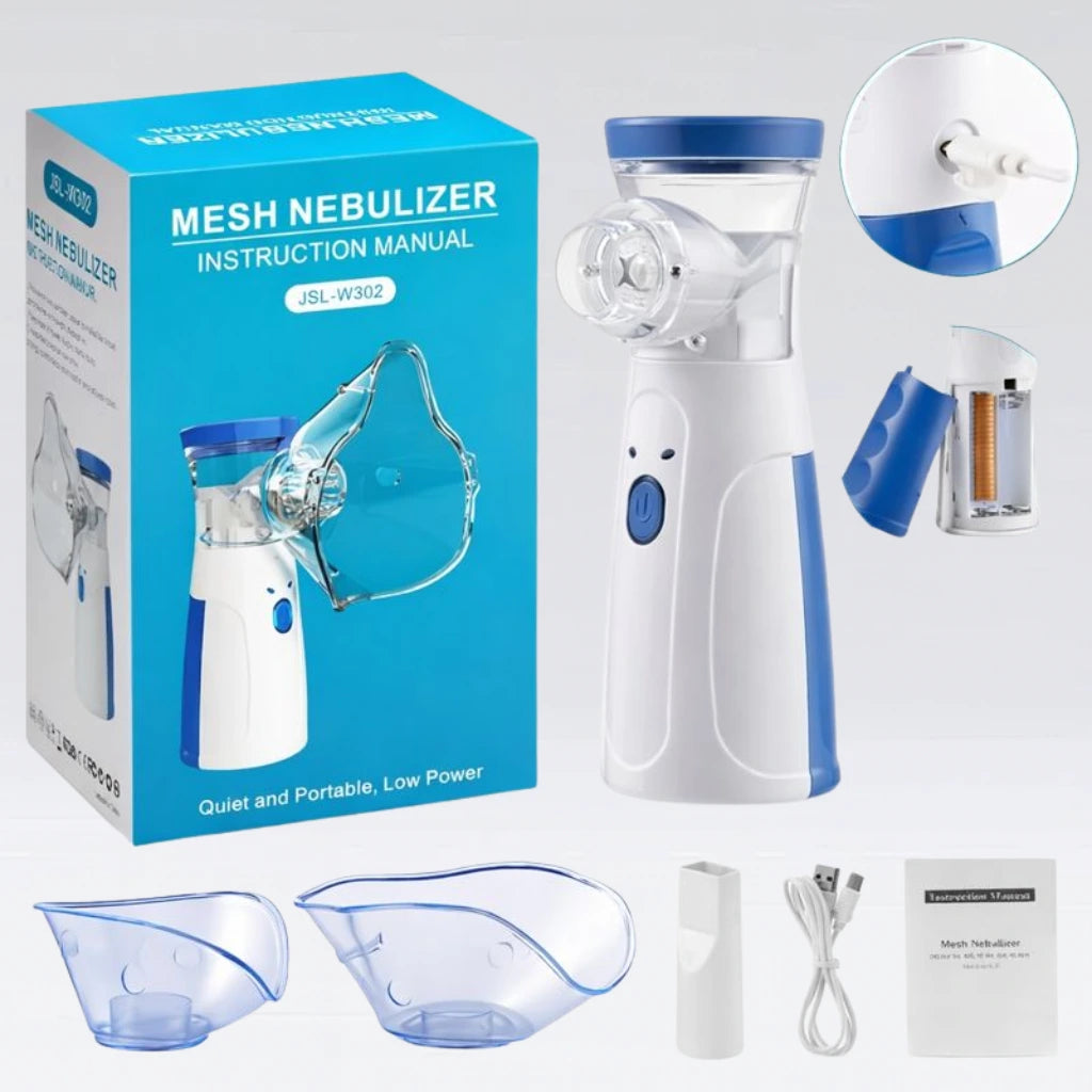 Mini Handheld Mesh Nebulizer Inhaler
